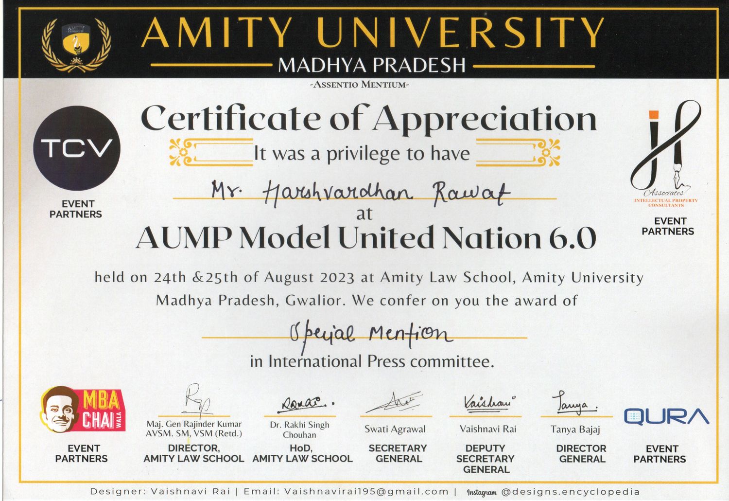 HTML Certificate